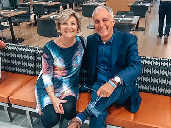 Jon Di Gesu and a woman