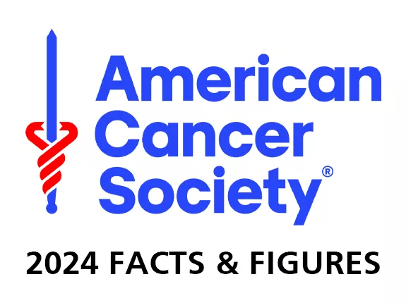 American Cancer Society Logo with "2024 Facts & Figures" written beneath it