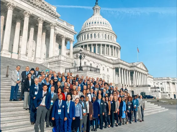 Group of ZERO Advocates on Capitol Steps in DC