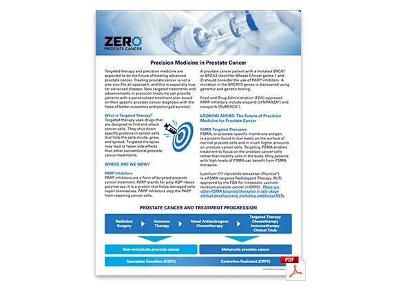 PDF Preview: Precision Medicine in Prostate Cancer (one-pager)