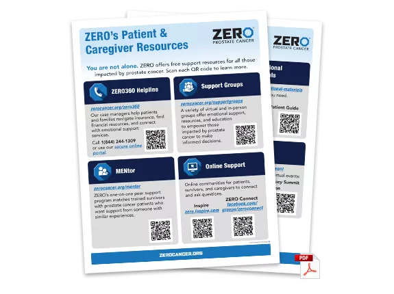 PDF Preview: Patient & Caregiver Resources (One-Pager)