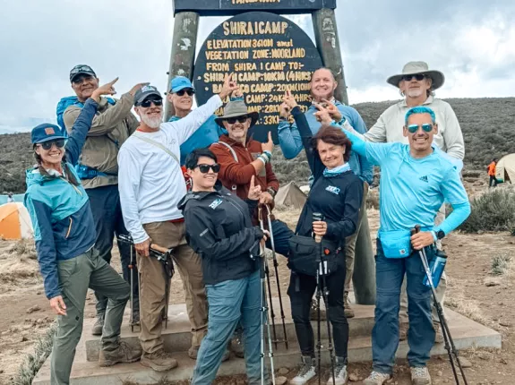 Group of hikers at Kilimanjaro