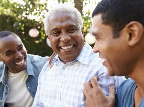 Three Men Smiling