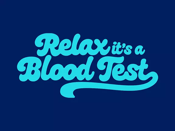 relax it's a blood test