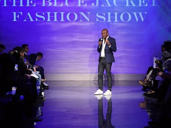 Blue Jacket Fashion Show