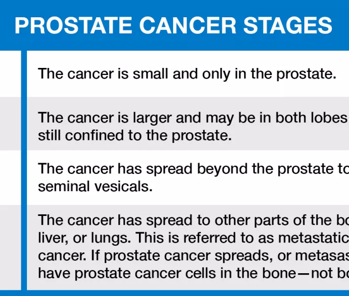 Chart: Prostate Cancer Stages | ZERO Prostate Cancer