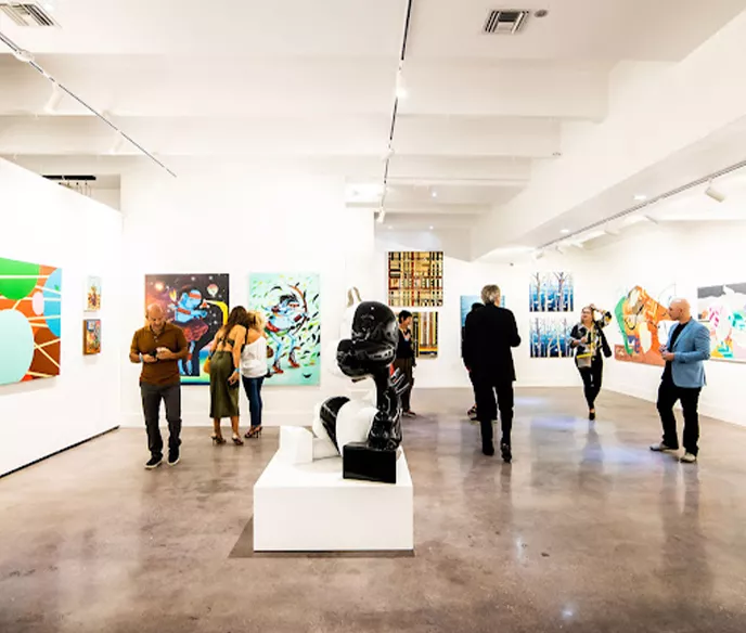 An art gallery