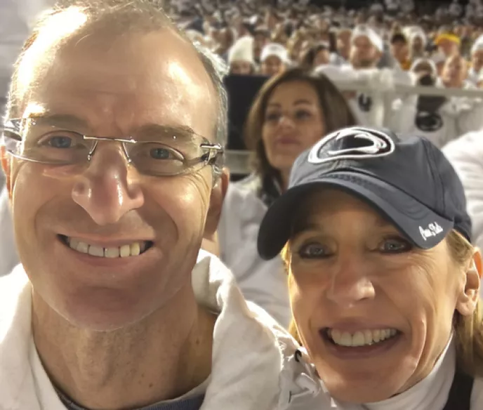 Jodi Pitchok French & Chris dressed in white