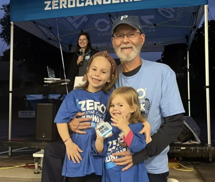 Pat Forsburg and grandchildren