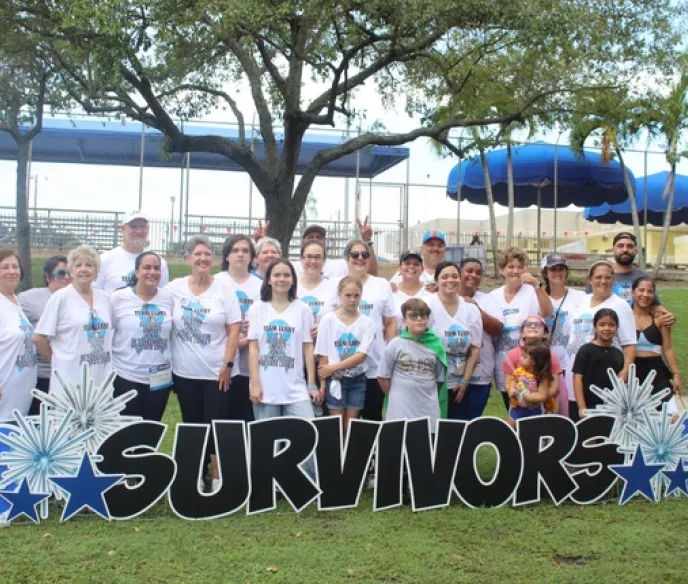 Team Group Photo in Park for This One’s for Terry