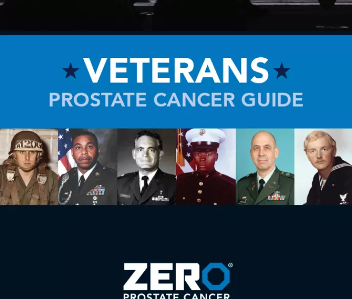 Cover image of ZERO Veteran's Prostate Cancer Guide