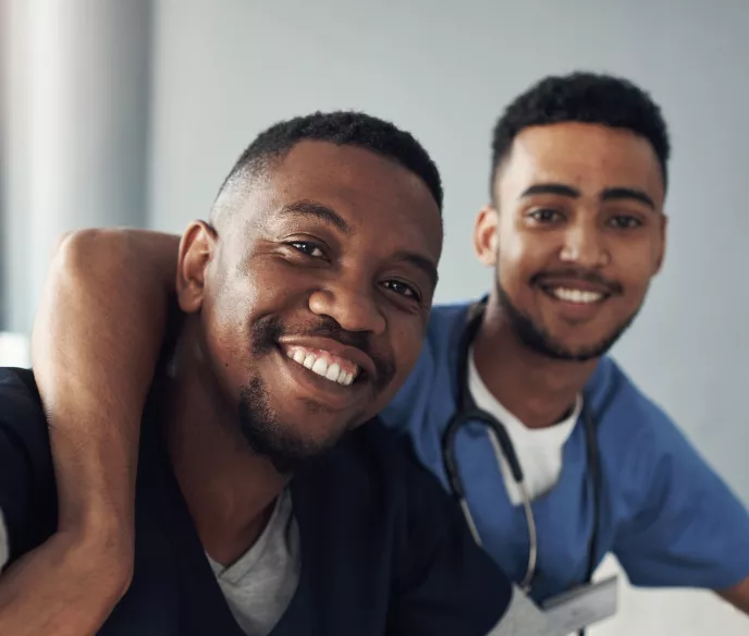 Two Medical Professional