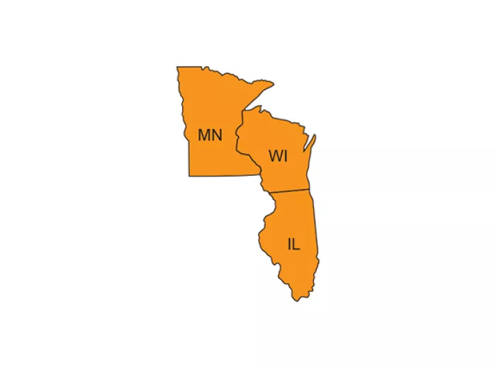 Map: Upper Midwest Chapter