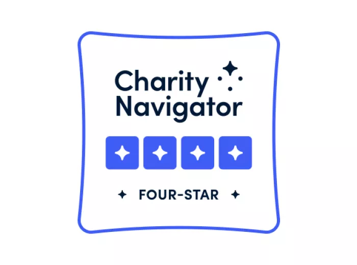 Charity Navigator four star rating logo