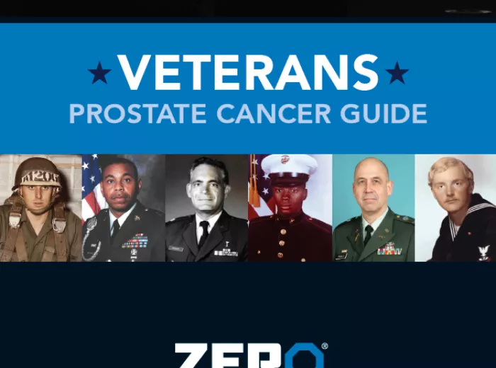 Cover image of ZERO Veteran's Prostate Cancer Guide