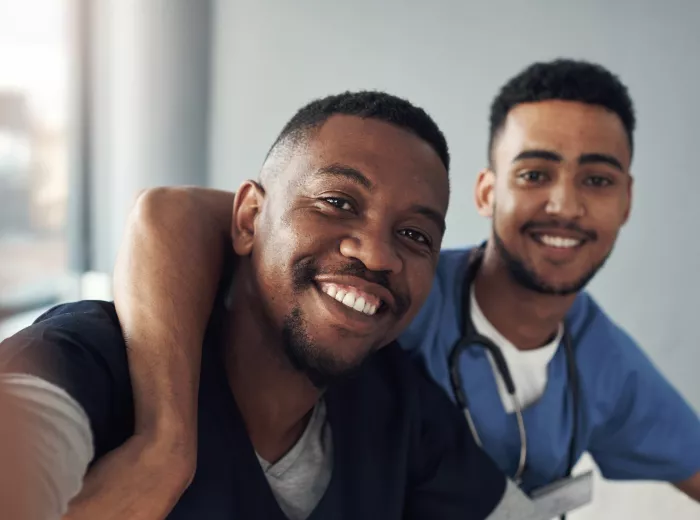 Two Medical Professional