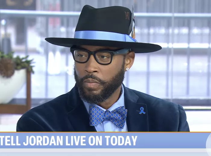 Montell Jordan interviewing on the Today Show