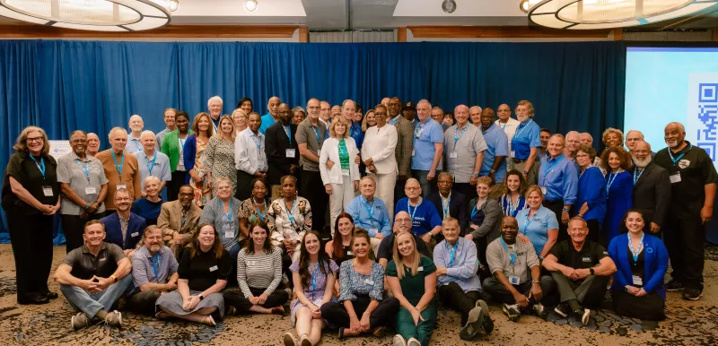 A group photo at the ZERO Support Group Leader training in 2024.