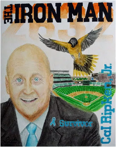 Poster of the Iron Man survivor Cal Ripken, Jr.