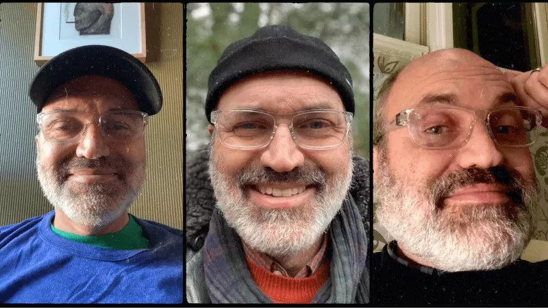 Several selfies of Paul Lewandowski