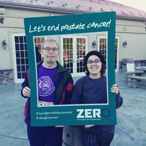 Sarah and her father Eugene DeGeorge, ZERO’s South Jersey Run Walk