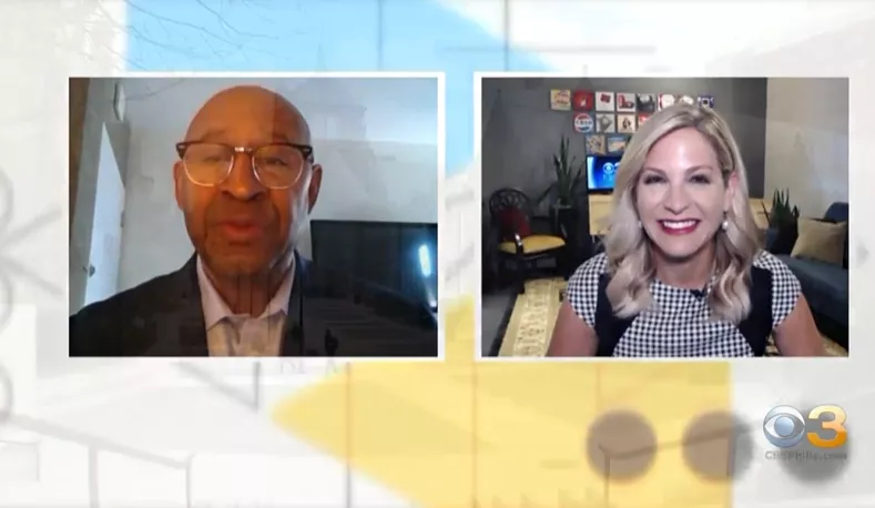 Former Philadelphia Mayor Michael Nutter and Jessica Kartalija on webcam for News