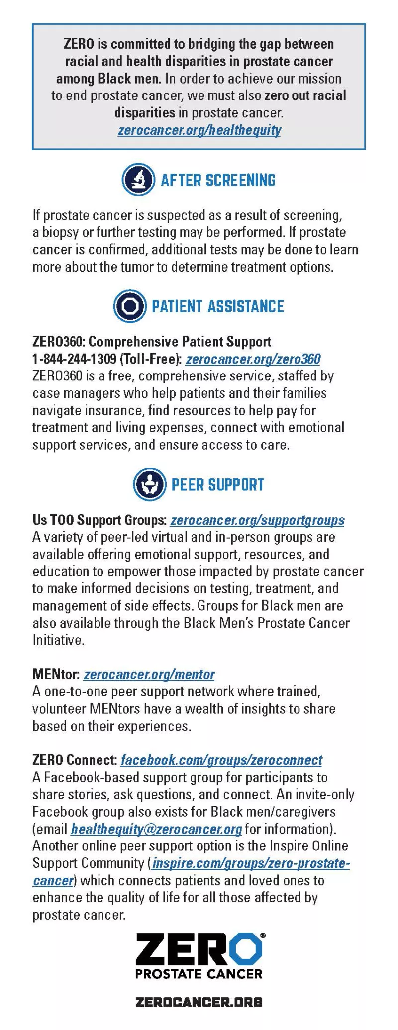 Black Men and Prostate Cancer by the Numbers Infographic page 2