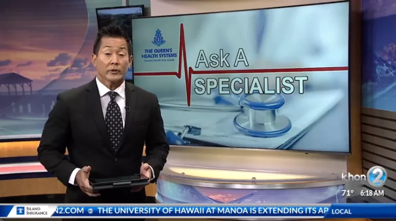 A screenshot of a news post Ask a Specialist