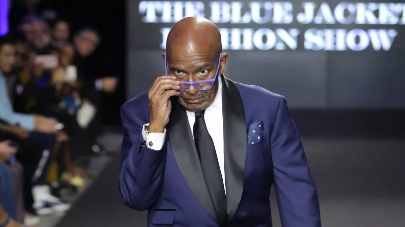 Al Roker at the Blue Jacket Fashion Show