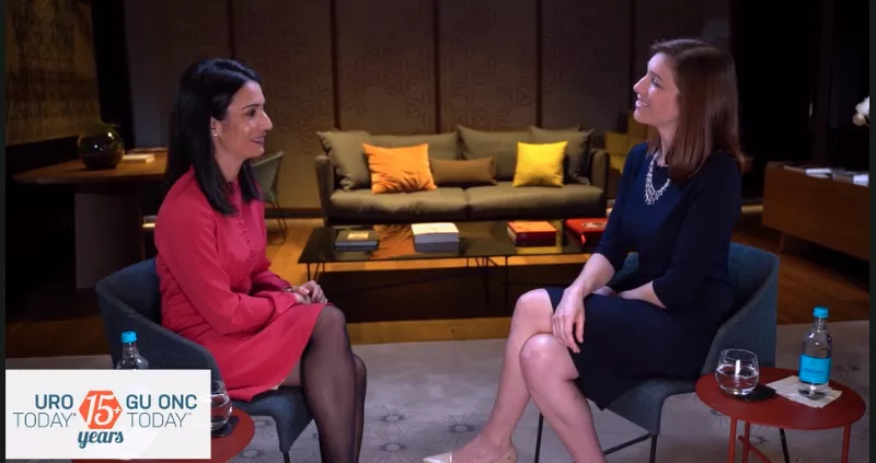 Dr. Alicia Morgans & Elena Castro in a talkshow.