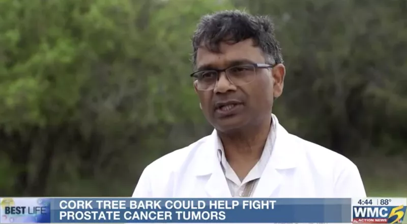 Indian male giving a statement for the news