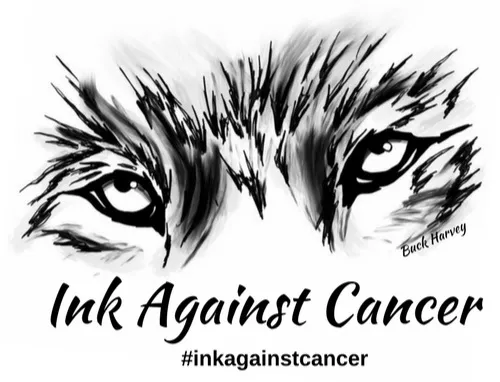 Ink against cancer graphic