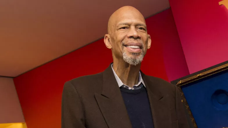 Kareem Abdul Jabbar in a red room