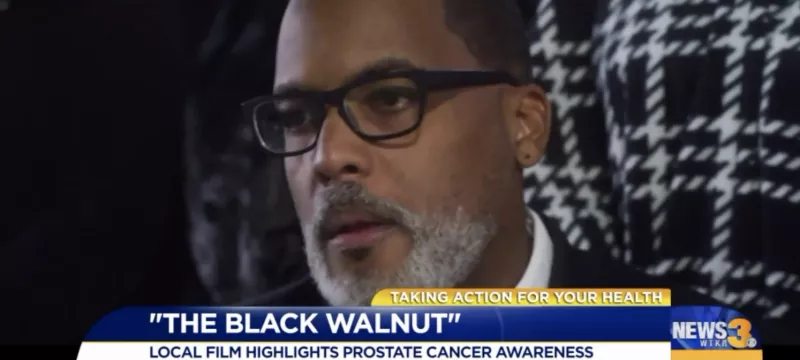 A print screen of a news announcement of the premier of "The Black Walnut" movie