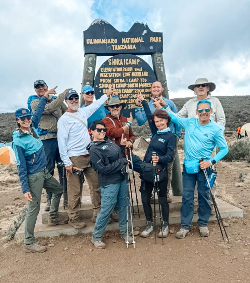 Group of hikers at Kilimanjaro