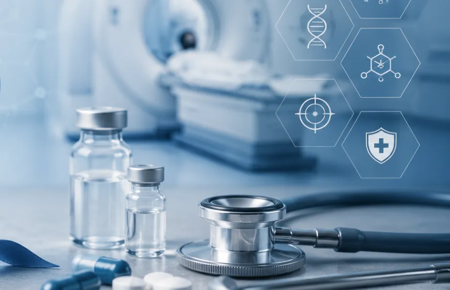 Illustration representing prostate cancer treatment education, featuring treatment-related medical imagery and resources for patients exploring treatment options.