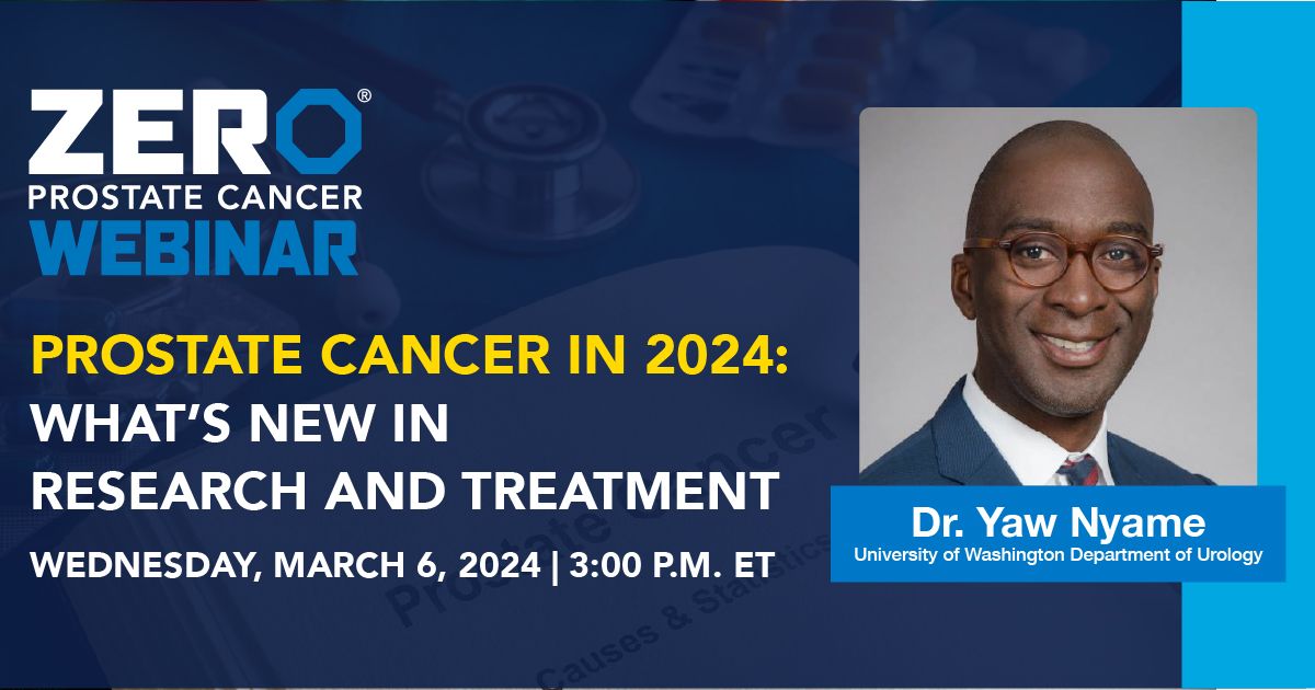 Prostate Cancer Research Program Webinar: Prostate Cancer in 2024: What's New in Research and Treatment ...